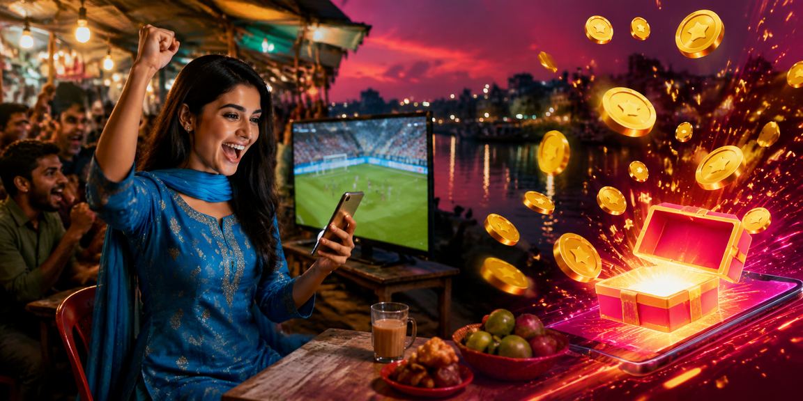 বগুড়ায় সালোয়ার কামিজ পরে acewin888 - এ মোবাইল পেমেন্ট করছেন একজন বাংলাদেশি নারী ব্যবহারকারী