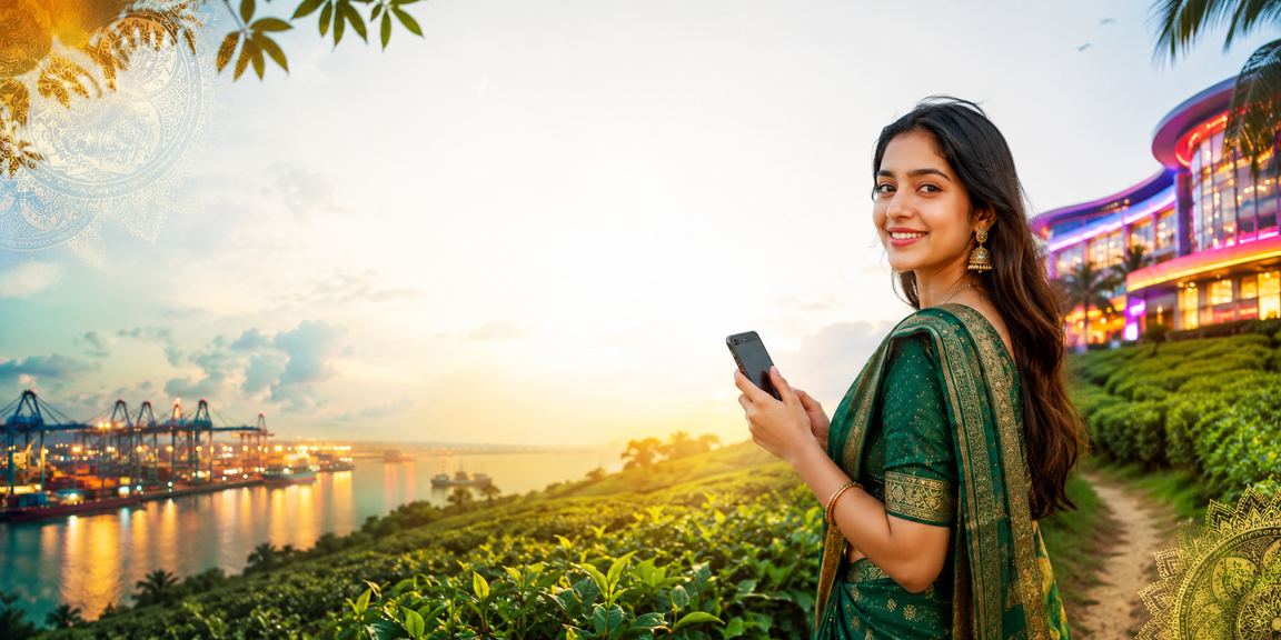 নারায়ণগঞ্জে চা বাগানের পরিবেশে acewin888 ক্যাসিনো অ্যাপ ব্যবহার করছেন একজন খেলোয়াড়